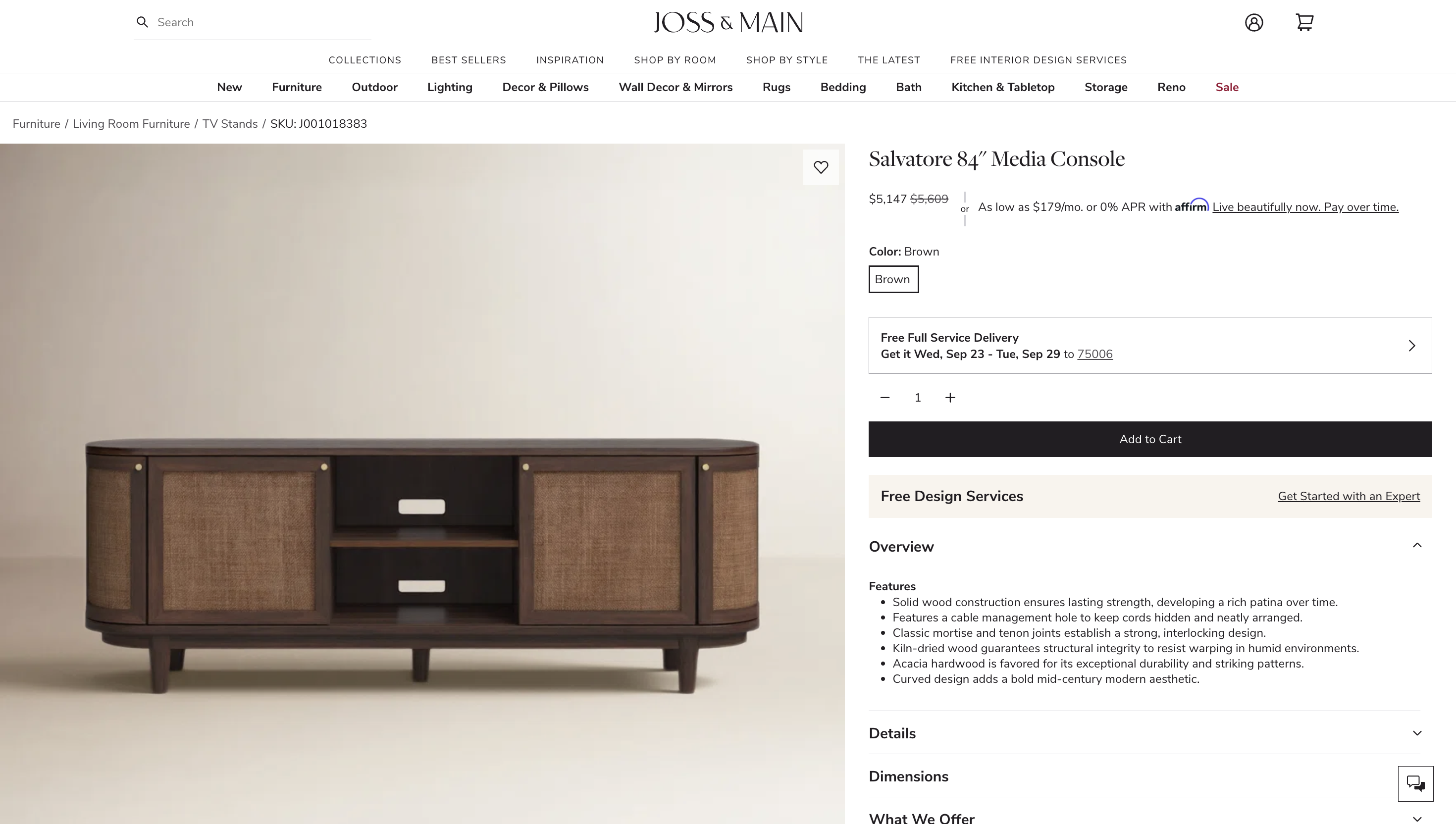 Retail price screenshot