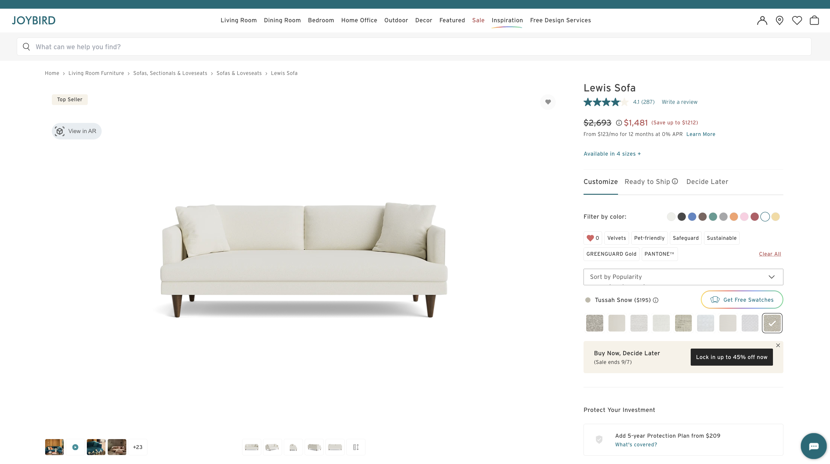 Retail price screenshot