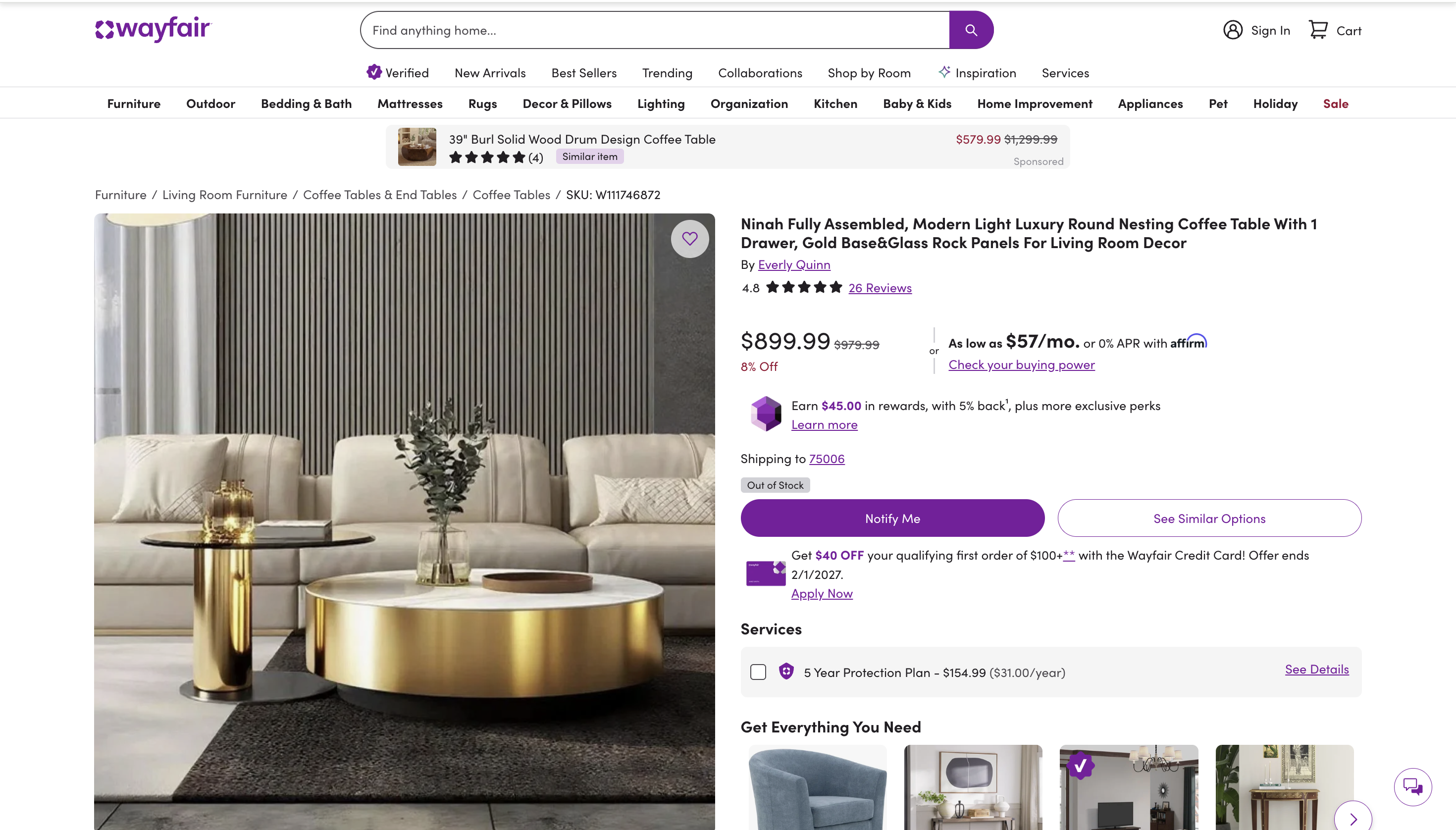 Retail price screenshot