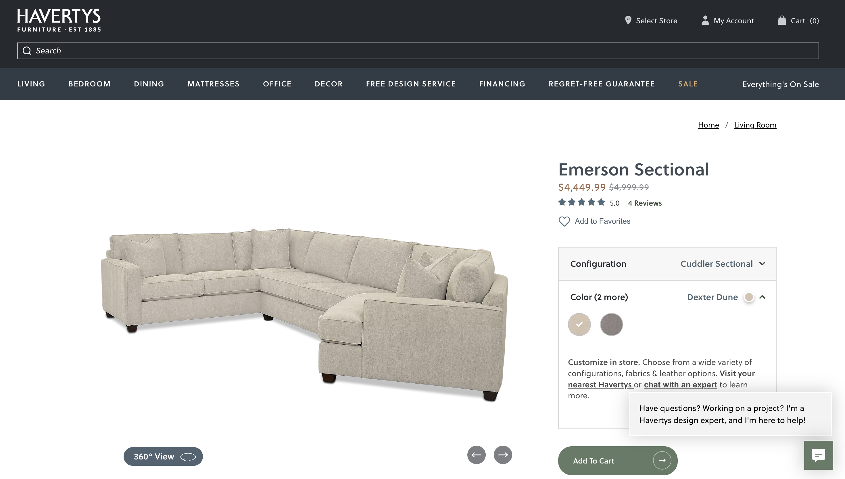 Retail price screenshot